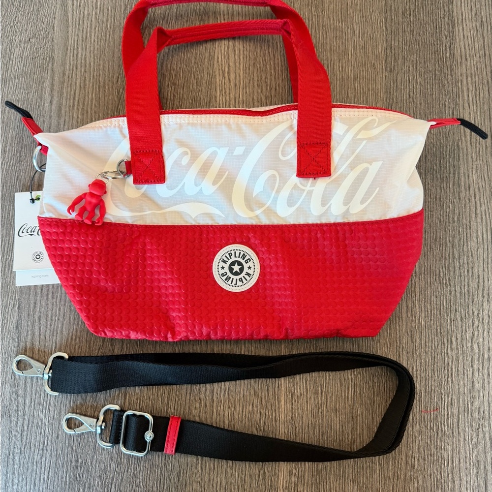 KIPLING COCA-COLA small bag NWT KI6656 MINI WILD RED NEW